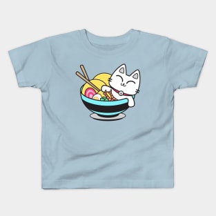 Ramen Ray Kitty Kids T-Shirt